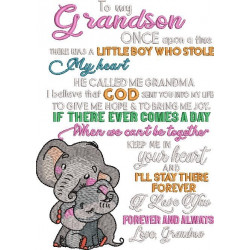 To My Grandson Once Upon A Time