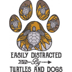Easily Distracted By Turtles And Dogs