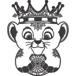 Baby Lion Mandala