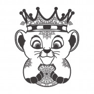 Baby Lion Mandala