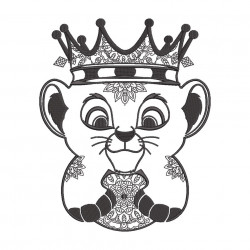 Baby Lion Mandala