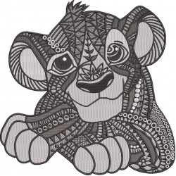 Zentangle Lion