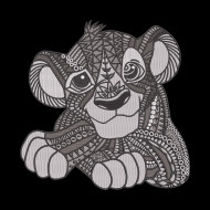 Zentangle Lion
