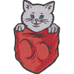 Baby Cat in Pocket