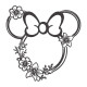 Floral Mouse Head Floral Mouse Head