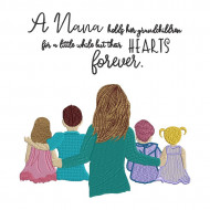 A Nana Holds Her Grandchildren