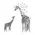 Giraffe Butterfly And Love