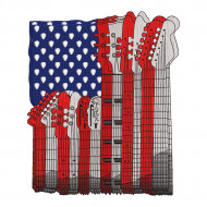 USA Flag Guitar