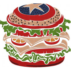 Shield Man Burger