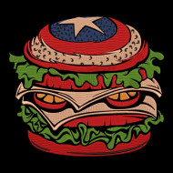 Shield Man Burger