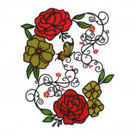 Rose And Butterfly