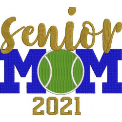 Senior Tennis Ball Mom