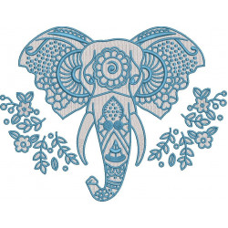 Floral Elephant Fill