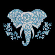 Floral Elephant Fill