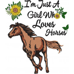 Girl Loves Horses