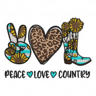 Peace Love Country