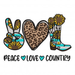 Peace Love Country