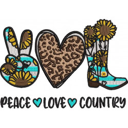 Peace Love Country