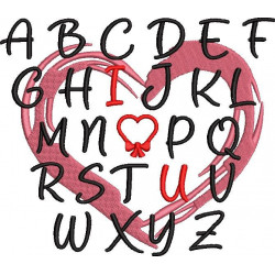 Alphabet I Love You