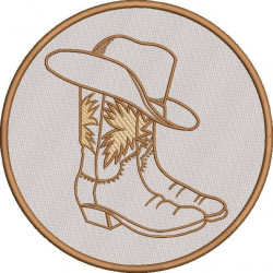Cowboy Hat and Shoes