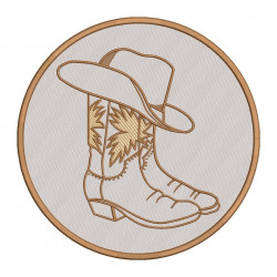 Cowboy Hat and Shoes