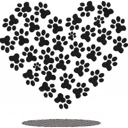 Heart Print Shape