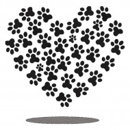 Heart Print Shape