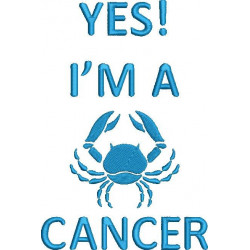 Yes I'm a Cancer