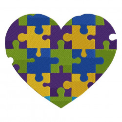 Puzzle Heart Shape