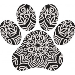 Paw Zentangle Design
