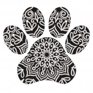 Paw Zentangle Design