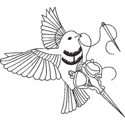 Bird Sewing Design