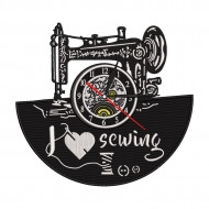 Sewing Machine Clock