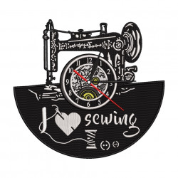 Sewing Machine Clock