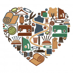 Sewing Heart Pattern