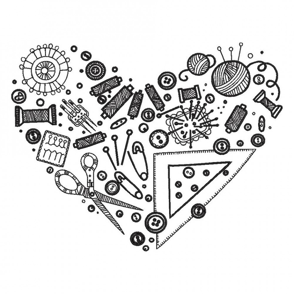 Sewing Heart Shape