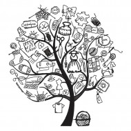 Sewing Tree Design