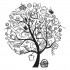 Sewing Tree Design