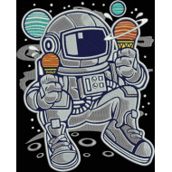 Astronaut with Ice Cream