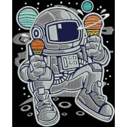 Astronaut with Ice Cream