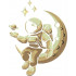 Astronaut On Moon