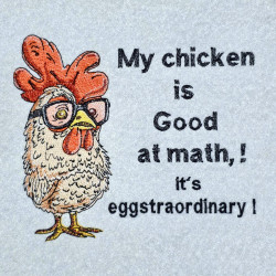 Funny Rooster With Glasses