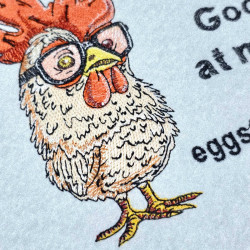 Funny Rooster With Glasses