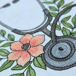 Floral Stethoscope