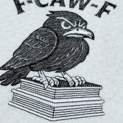 Angry Raven On Book
