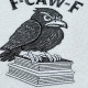 Angry Raven On Book Angry Raven On Book