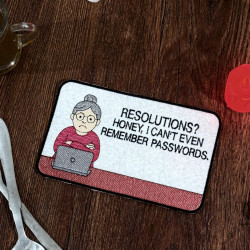Anti Resolution Mug Rug Anti Resolution Mug Rug