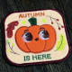Autumn Pumpkin ITH Applique Coaster Autumn Pumpkin ITH Applique Coaster