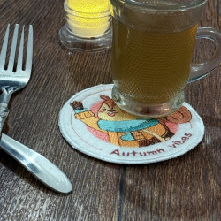 Autumn Vibes Squirrel ITH Coaster Autumn Vibes Squirrel ITH Coaster