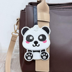 Baby Panda Bag Charm Applqiue 